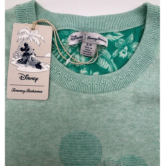 Women's Disney Tommy Bahama Minnie Mouse 3/4 Sleeve Sweater, Size S-NWT - Picture 3 of 8